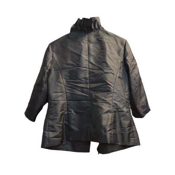 Calvin Klein Ruffle Frill Cocktail Evening Jacket Dressy Blazer - Picture 8 of 11